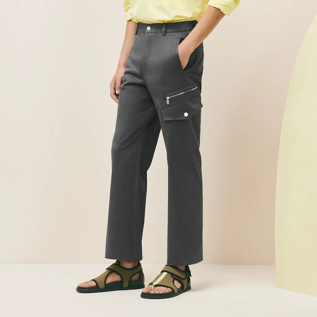 Fisherman sandals with cargo pants