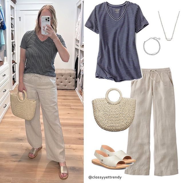 matching Sandals  with linen pants